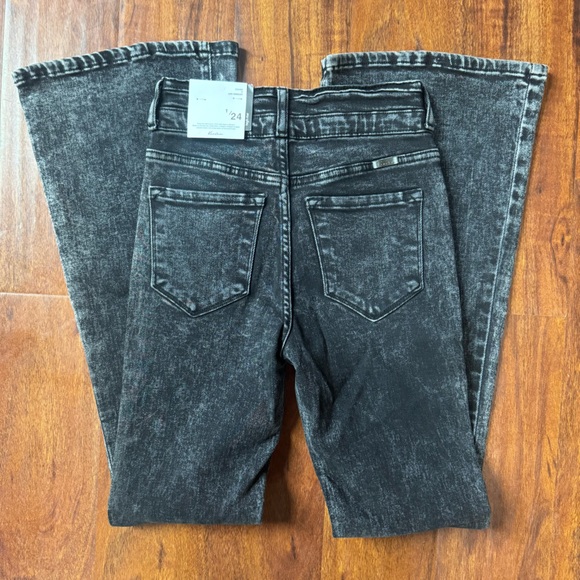 NWT Kancan Black High Waist Flare Jeans 24 - Picture 4 of 10